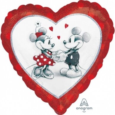 Folinis balionas ''Minnie and Mickey - love''
