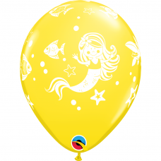 Geltonas balionas ''Undinėlė'' (28cm)