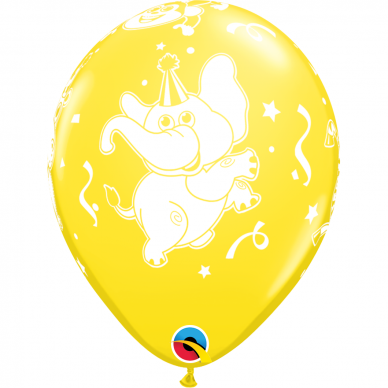 Geltonas balionas ''Vakarėlio gyvūnai'' (28cm) 1