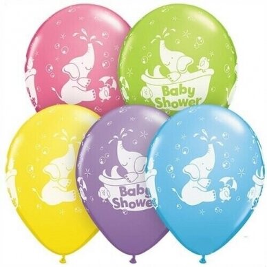 Geltonas balionas ''Baby shower'' (28cm)