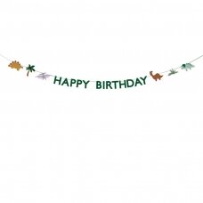 Girlianda ''Dinozaurai Happy Birthday''''