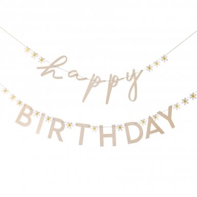 Girlianda ''Happy Birthday, ramunėlės''