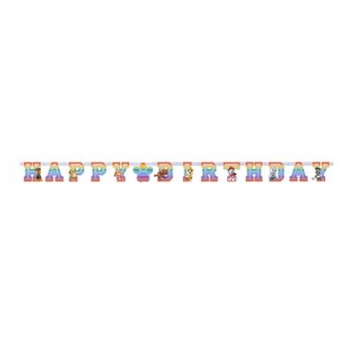 Girlianda ''Šuniukai Patruliai - Happy Birthday'' Girlianda ''Šuniukai Patruliai - Happy Birthday''