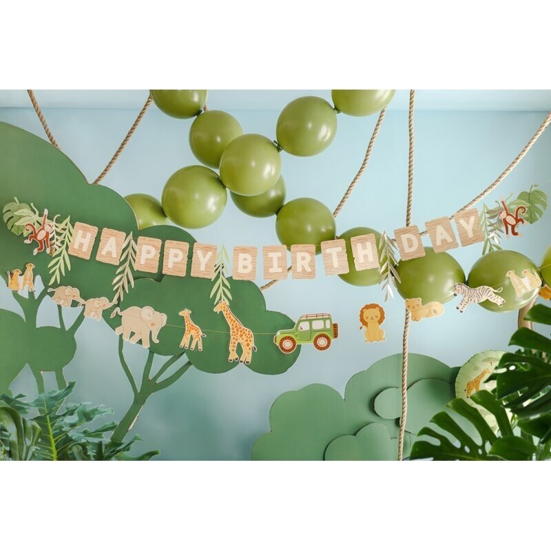 Girlianda ''Happy Birthday - safaris'' 1 Girlianda ''Happy Birthday - safaris'' 1