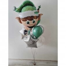 Helio balionų puokštė ''Elfas''