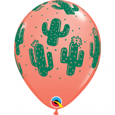 Koralinis balionas ''Kaktusai'' (28cm)