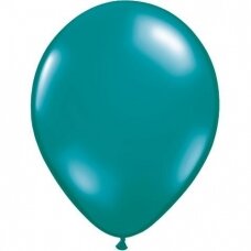 Kristalinis ''Teal'' spalvos balionas (28cm)
