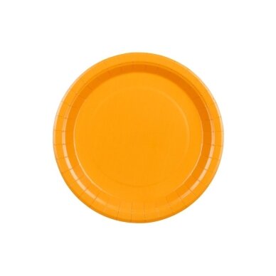 Lėkštutės oranžinės spalvos 23cm Lėkštutės oranžinės spalvos 23cm