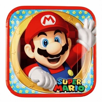 Lėkštutės ''Super Mario'' 23cm Lėkštutės ''Super Mario'' 23cm