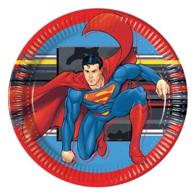 Lėkštutės ''Superman'' 23cm Lėkštutės ''Superman'' 23cm