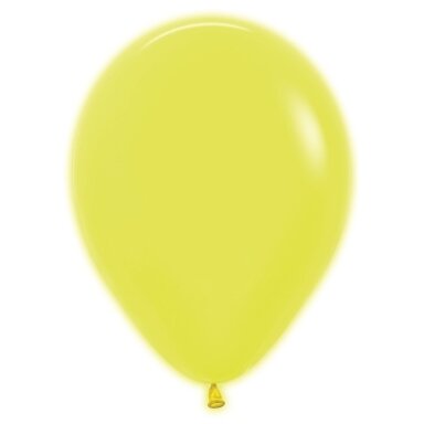 ''Neon Yellow'' spalvos balionas (30cm) - 50vnt