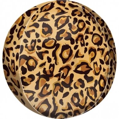 Orbz balionas leopardo rašto
