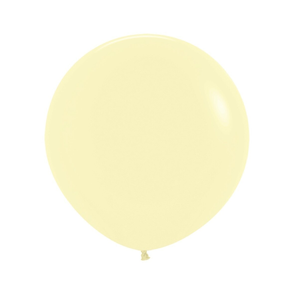 ''Pastel Matte Yellow'' spalvos balionas (60cm)