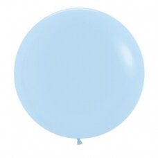 ''Pastel Matte Blue'' spalvos balionas (60cm)