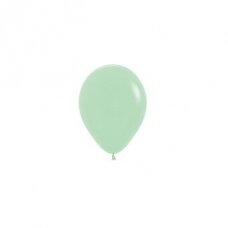 ''Pastel Matte Green'' spalvos balionas (12cm) - 50vnt