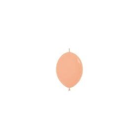 ''Pastel Matte Malibu Peach'' spalvos jungiantis balionas (15cm) - 50vnt ''Pastel Matte Malibu Peach'' spalvos jungiantis balionas (15cm) - 50vnt