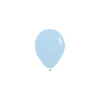 ''Pastel Matte Blue'' spalvos balionas (12cm) - 50vnt