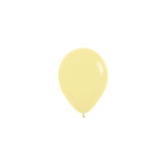 ''Pastel Matte Yellow'' spalvos balionas (12cm)
