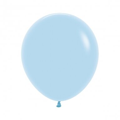 ''Pastel Matte Blue'' spalvos balionas (45cm)