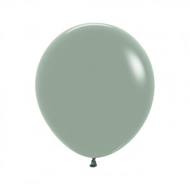 ''Pastel Dusk Laurel Green'' spalvos balionas (45cm)