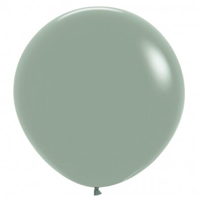 ''Pastel Dusk Laurel Green'' spalvos balionas (60cm)