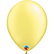 Perlamutrinis ''Lemon Chiffon'' spalvos balionas (12cm)