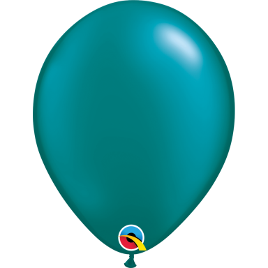 Perlamutrinis ''Teal'' spalvos balionas (28cm)