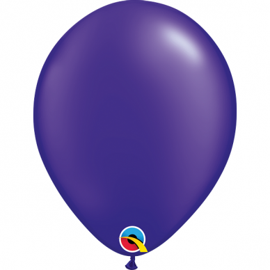 Perlamutrinis ''Quartz Purple'' spalvos balionas (28cm)
