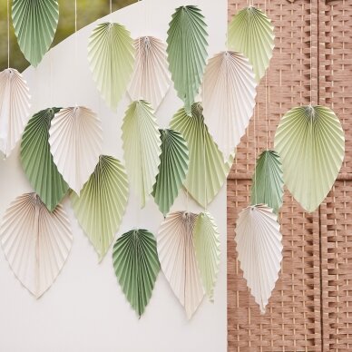 Popieriniai palmių lapai