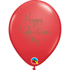 Raudonas balionas ''Happy Valentine's Day'' (28cm)