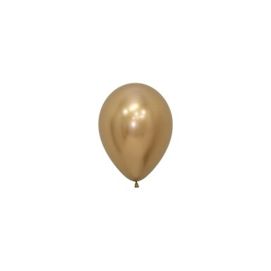 ''Reflex Gold'' spalvos balionas (12cm)