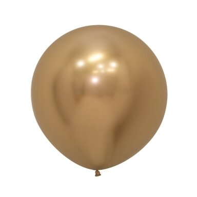 ''Reflex Gold'' spalvos balionas (60cm)