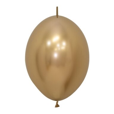 ''Reflex Gold'' spalvos jungiantis balionas (30cm) - 25vnt