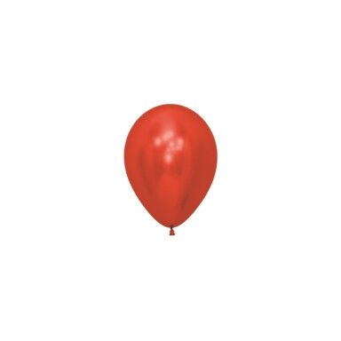 ''Reflex Red'' spalvos balionas (12cm)