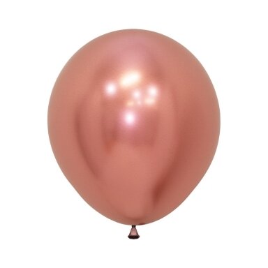 ''Reflex Rose Gold'' spalvos balionas (45cm)