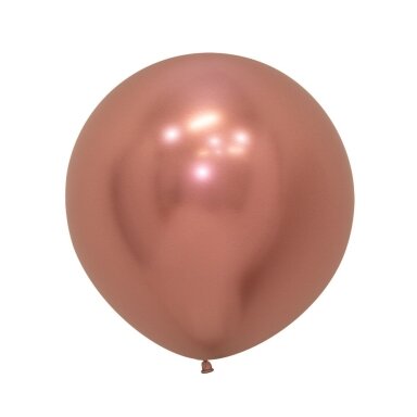 ''Reflex Rose Gold'' spalvos balionas (60cm)