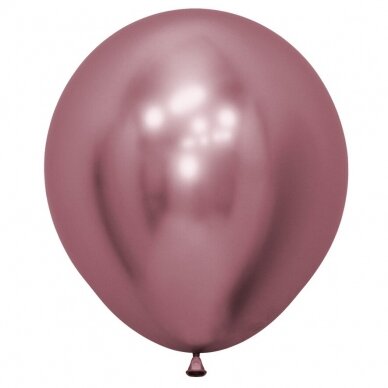 ''Reflex Pink'' spalvos balionas (45cm)