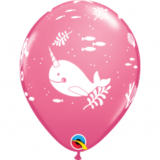 Rožinis balionas ''Narvalas'' (28cm)
