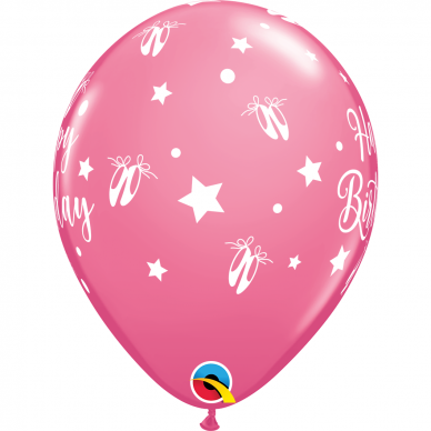Rožinis balionas ''Balerinos bateliai'' (28cm) 1