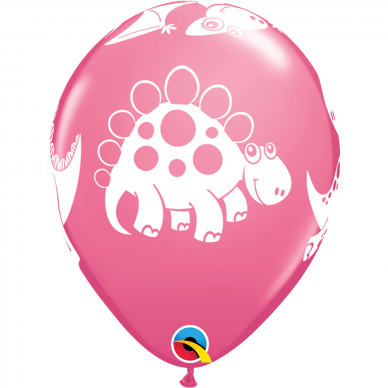 Rožinis balionas ''Dinozaurai'' (28cm) 1