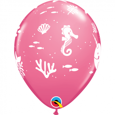 Rožinis balionas ''Narvalas'' (28cm) 1