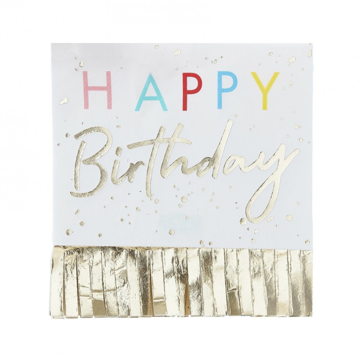 Servetelės su užrašu Happy Birthday