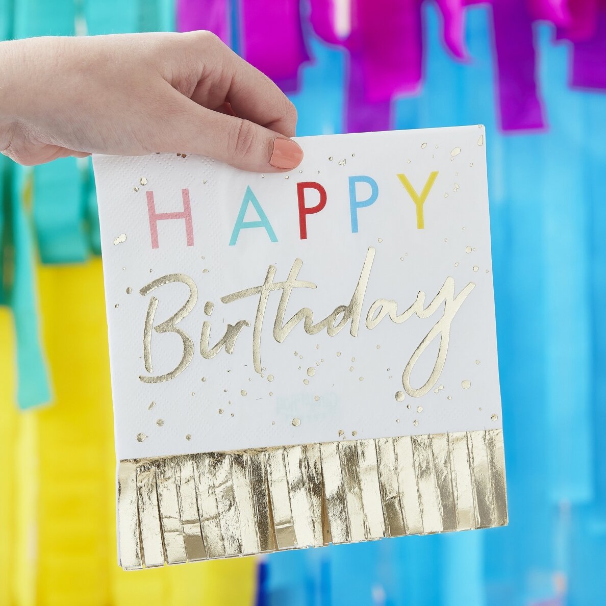 Servetelės su užrašu Happy Birthday 1 Servetelės su užrašu Happy Birthday 1