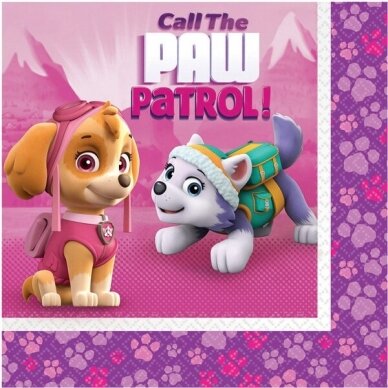 Servetėlės ''Paw Patrol Girl'' Servetėlės ''Paw Patrol Girl''