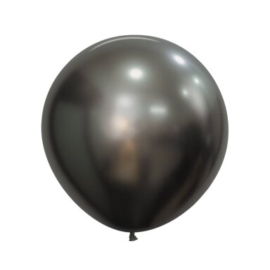 ''Silk Midnight Grey'' spalvos balionas (60cm)
