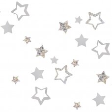 Stalo konfeti ''Sidabrinės žvaigždutės''