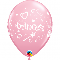 Šviesiai rožinis balionas ''Princess'' (28cm)