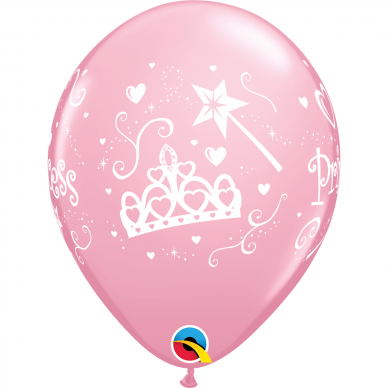 Šviesiai rožinis balionas ''Princess'' (28cm) 1