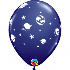 Tamsiai mėlynas balionas ''Planetos'' (28cm)