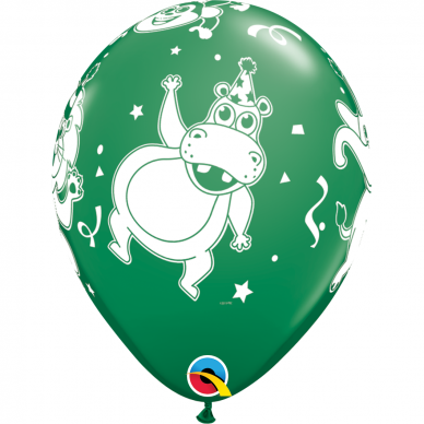 Tamsiai žalias balionas ''Vakarėlio gyvūnai'' (28cm) 1